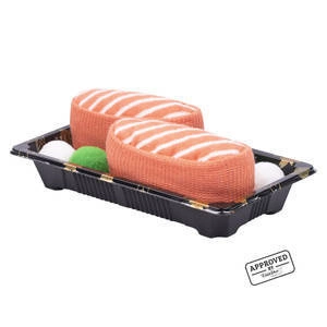 Skarpetki kolorowe damskie męskie SOXO sushi w pudełku 