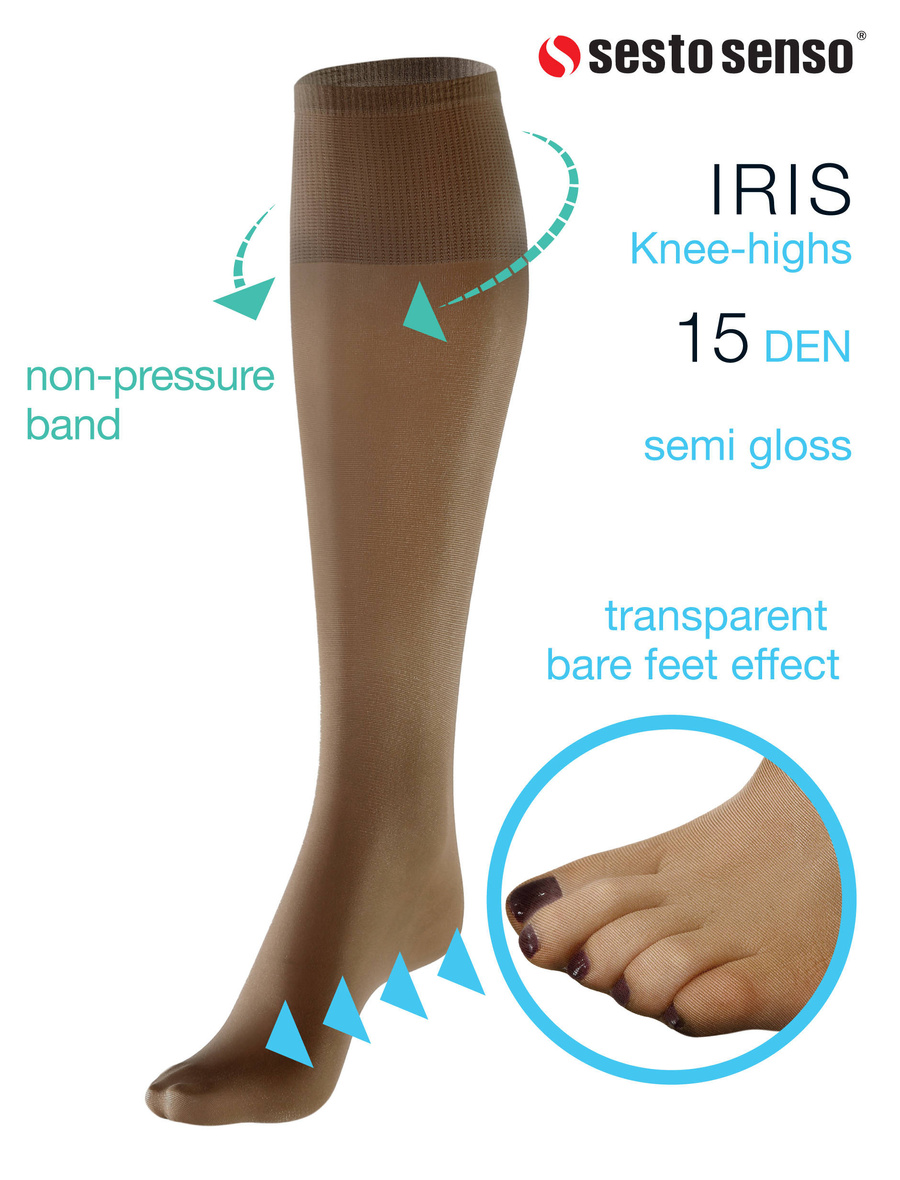 Podkolanówki Damskie Iris