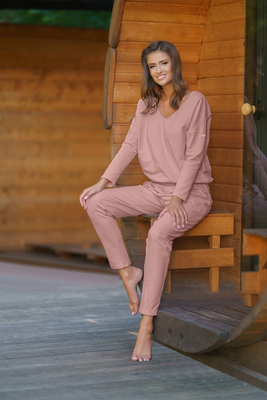 Eleganckie dresy damskie z długim rękawem i długą nogawką KARINA Italian Fashion