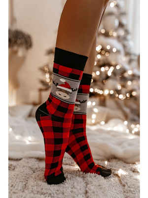 Skarpetki Damskie Świąteczne Wzory