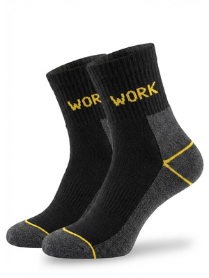 6X polskie Skarpety Robocze 3/4 Krótkie męskie WORK mega mocne