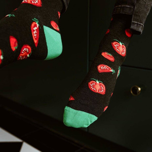 Owocowe Skarpetki Damskie Bawełniane Art 159