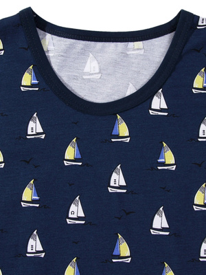 Elegancka piżama męska któtka 100% bawełna Sesto Senso – komfortowy sen