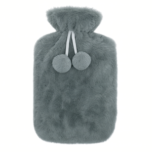 Mały Termofor na Wodę 0,5L w Pokrowcu Pluszowy Ogrzewacz Gumowy w Sweterku