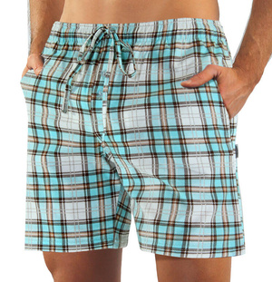 Piżama Męska Krótki Rękaw Krótkie Spodenki