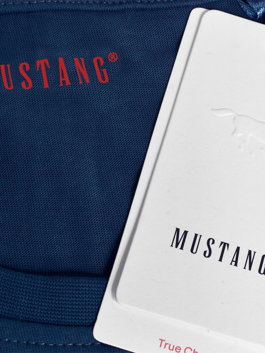 Koszulka Męska T-Shirt Mustang 4222 Granatowa
