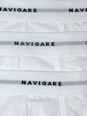 szorty męskie dopasowane zew. guma jersey 95% baw. 5% ela. 103T-3PAK-BIA-4/M