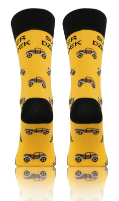 Kolorowe skarpety super dziadek Sesto Senso