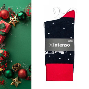 Kolorowe skarpety świąteczne ART. 1887 Intenso