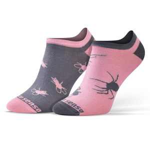 Pająk i mucha skarpety stopki unisex 90% bawełna Finest Cotton Sesto Senso – styl i wygoda