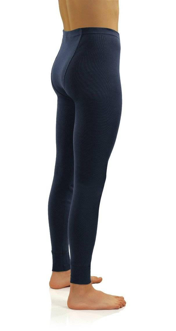 Granatowe miękkie kalesony chłopięce 100% bawełna Sesto Senso – ciepło i wygoda na co dzień