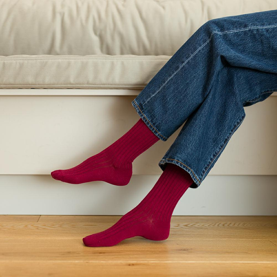 Skarpetki damskie bezuciskowe z wełny merino Art. 130