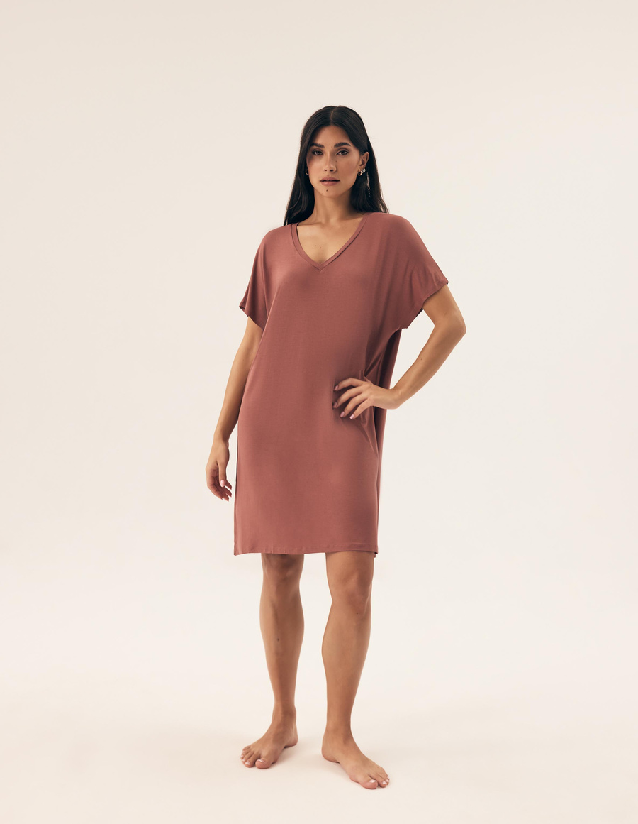 Koszula nocna 43041 mauve