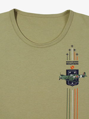 Piżama Męska Krótki Rękaw Krótkie Spodenki