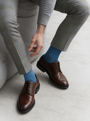 Skarpety męskie garniturowe gładkie Art. 056