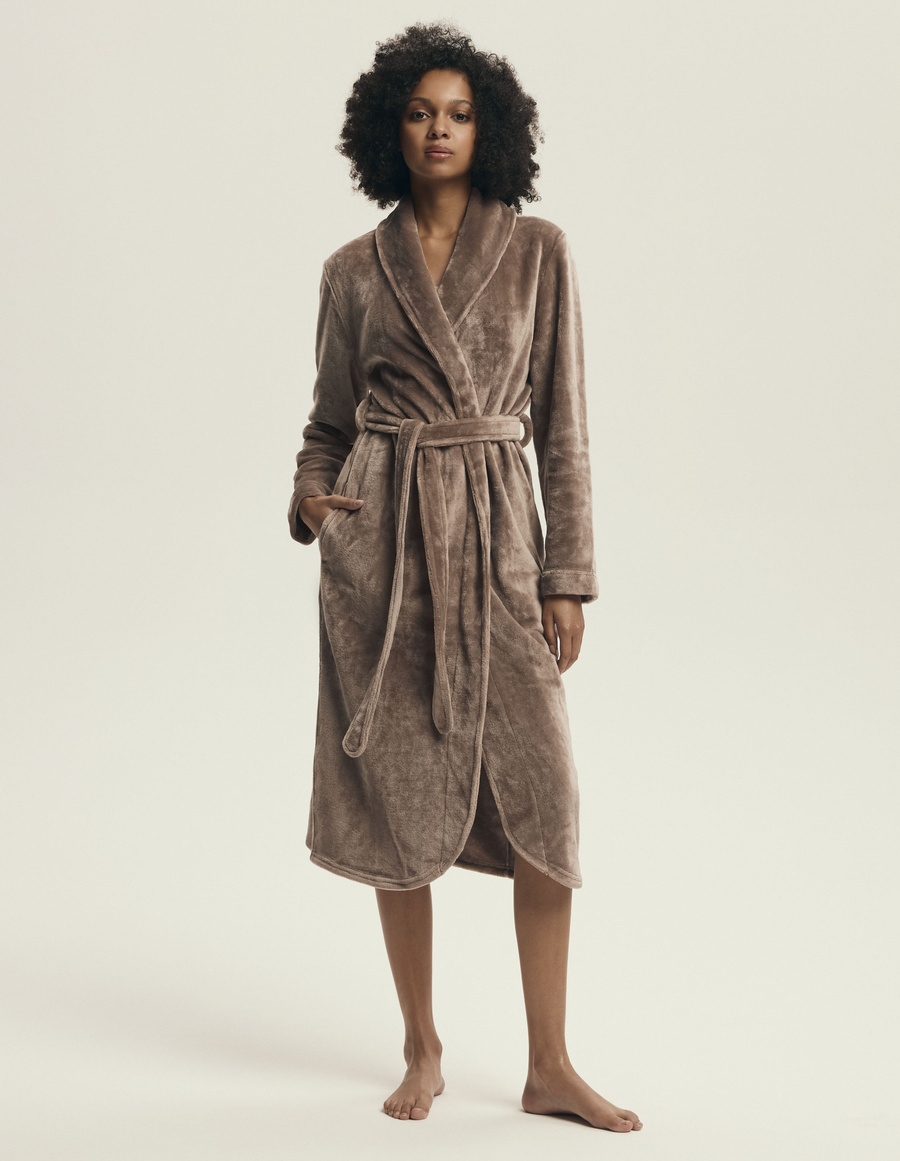 Szlafrok Damski Dextra 43595 Coffee