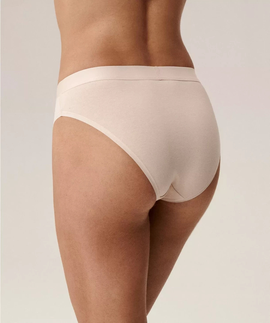 Figi Damskie Seria 3clp-012b Ecru Beżowy