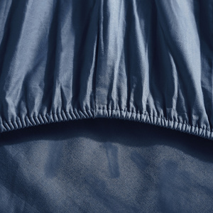 PRZEŚCIERADŁO SATYNA GRANATOWE