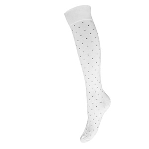Podkolanówki damskie bawełniane w kropeczki 248