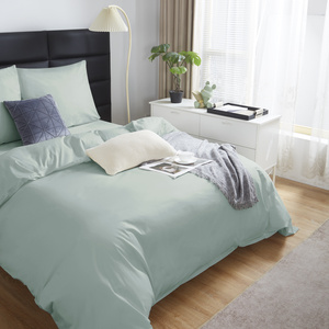 Szałwiowa gładka pościel damska 120g/m2 satyna bawełniana Spod Igły i Nitki – komfortowy sen.