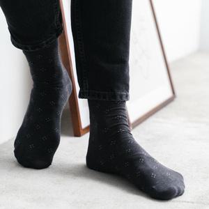 Skarpety garniturowe Wzór 122 niebieski