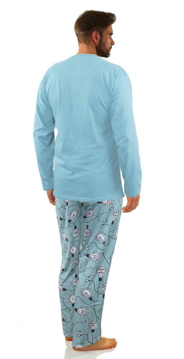 Piżama męska Bawełniana