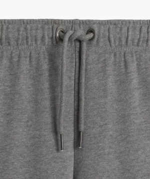 Szare elastyczne spodnie dresowe męskie 65% bawełna model HMB-001 Atlantic – wygoda na co dzień