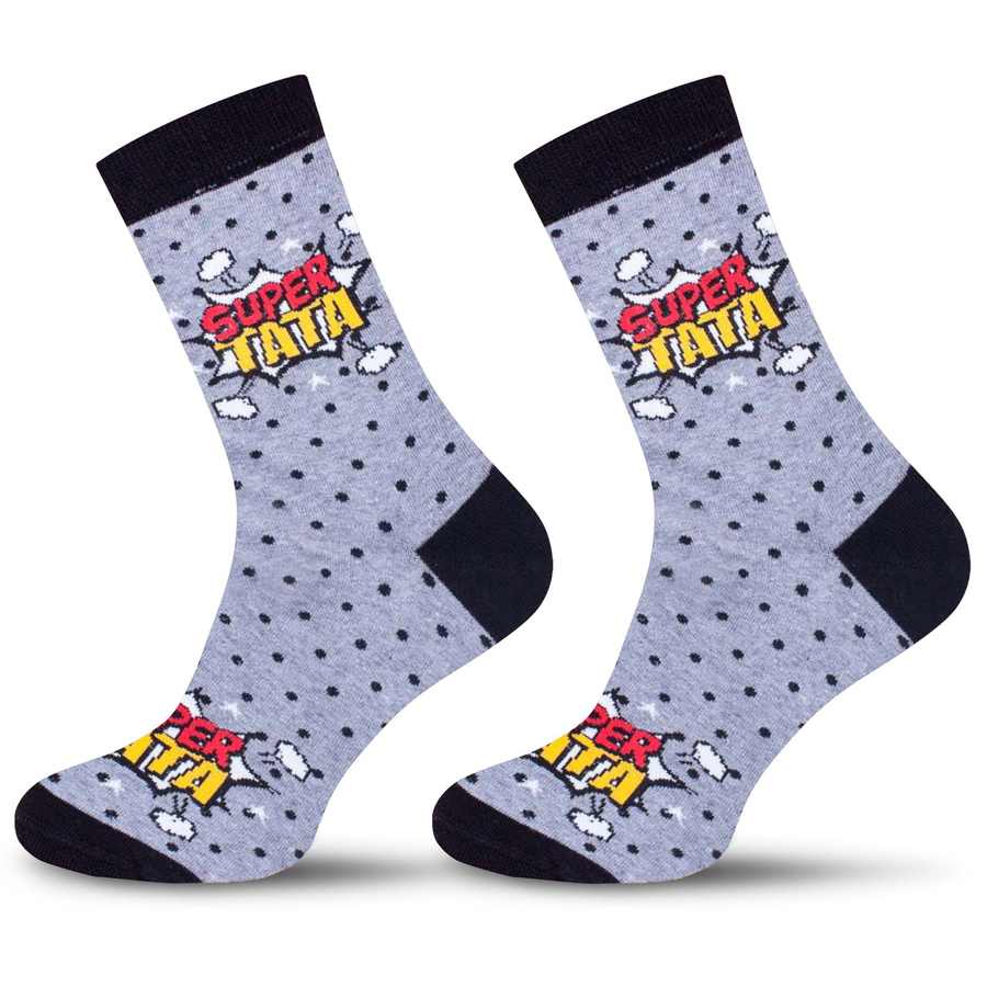 Skarpetki męskie wzorowane