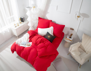 POŚCIEL QUEEN CZERWONY ZŁOTA