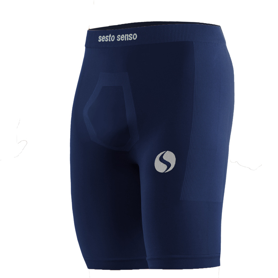 Granatowe bezszwowe spodenki męskie Thermo Active CL41 Sesto Senso – komfort i ochrona