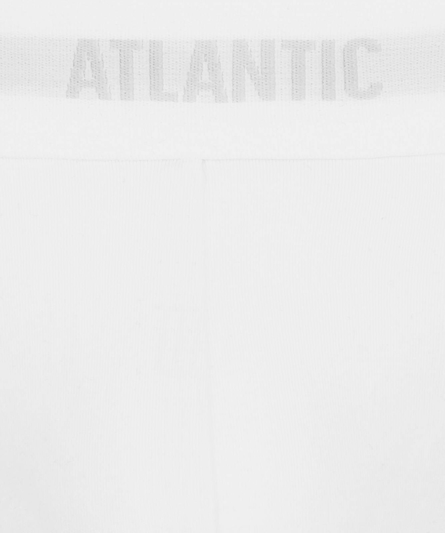 Białe stringi męskie z bawełny 95% Atlantic – komfort i styl na co dzień.