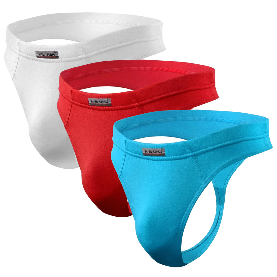 3x Stringi męskie z micromodalu Comix