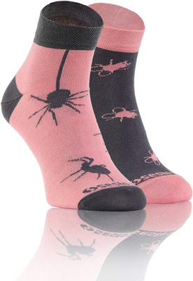 Kolorowe nieuciskające skarpety 3/4 unisex 90% bawełna Sesto Senso – idealne na prezent