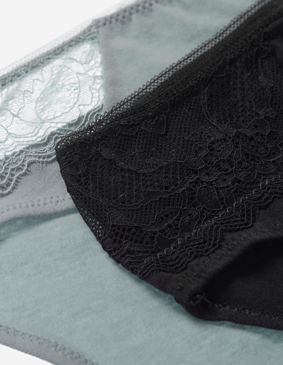 Majtki z wysokim stanem Hally 2-pak