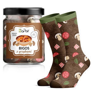 Kolorowe skarpety w słoiku na prezent unisex 90% bawełna aPair – wyrazisty styl