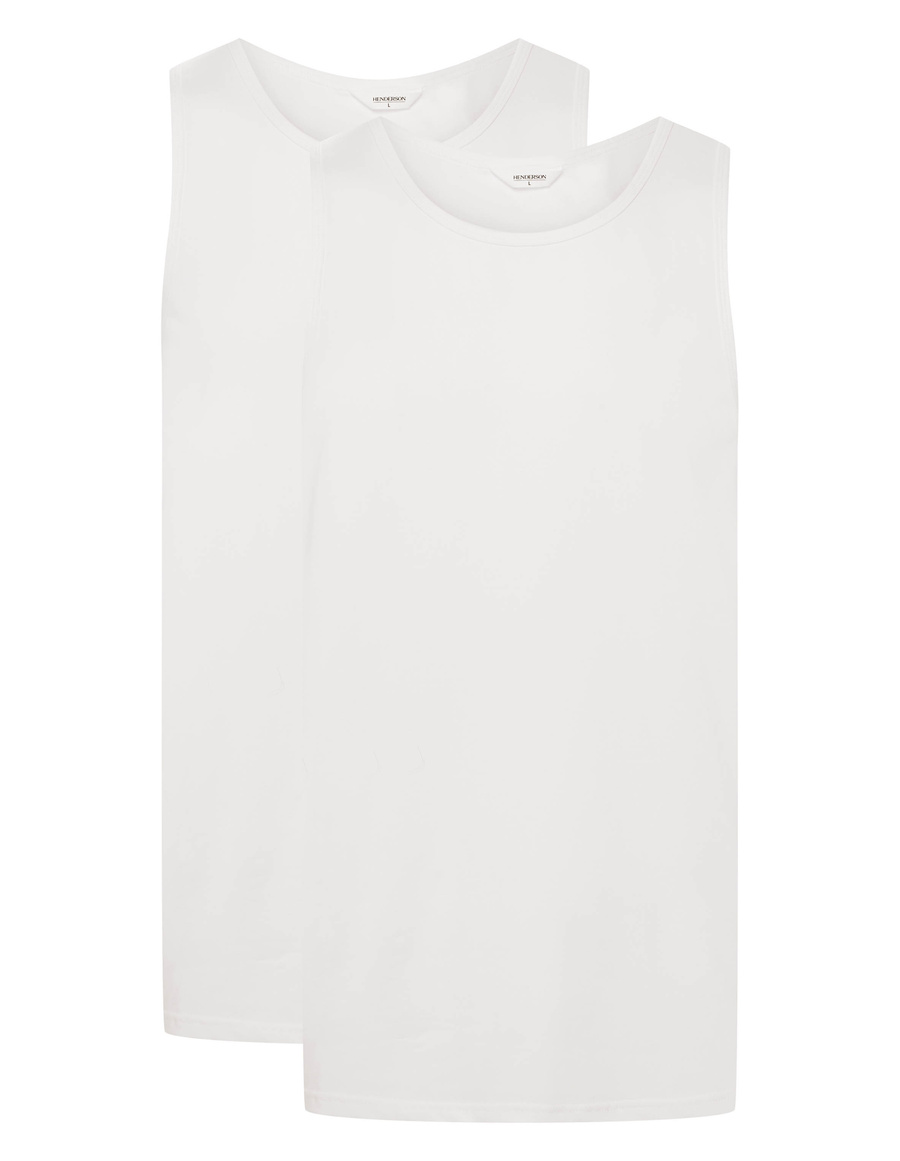 Tank top 2-pak Move 42977 Biały