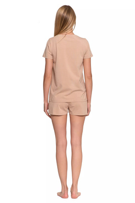 Bawełniana piżama damska 2-częściowa z nadrukiem Moraj – wygoda i styl na co dzień