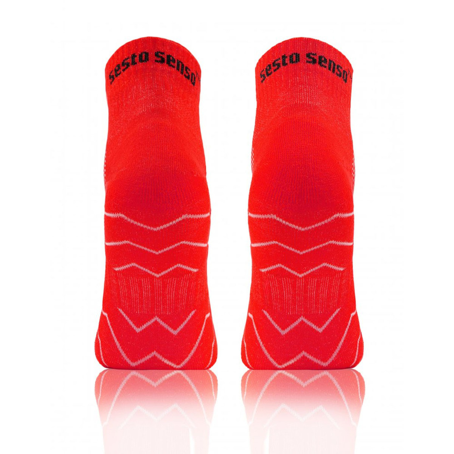 Szare oddychające skarpety męskie 88% bawełna AMZ Multicolor Sesto Senso – komfort dla biegaczy