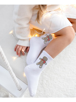 Skarpetki dziecięce świąteczne