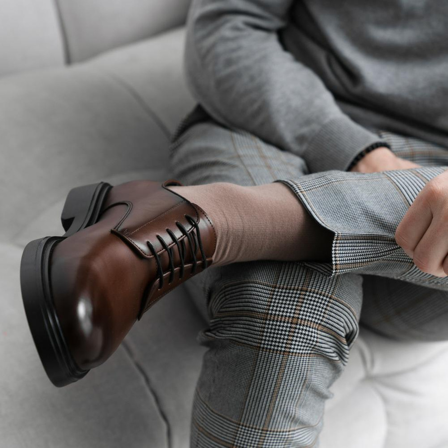 Skarpety męskie garniturowe gładkie Art. 056