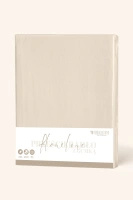 Prześcieradło Flanelowe Jasny Beż Z Gumką