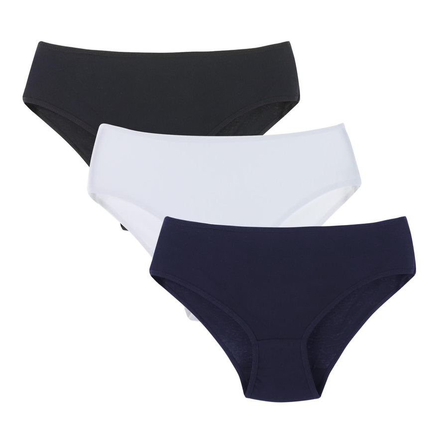 Bawełniane figi damskie 12-pak