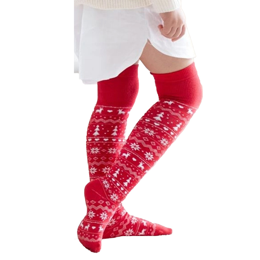 Zakolanówki dziecięce świąteczne