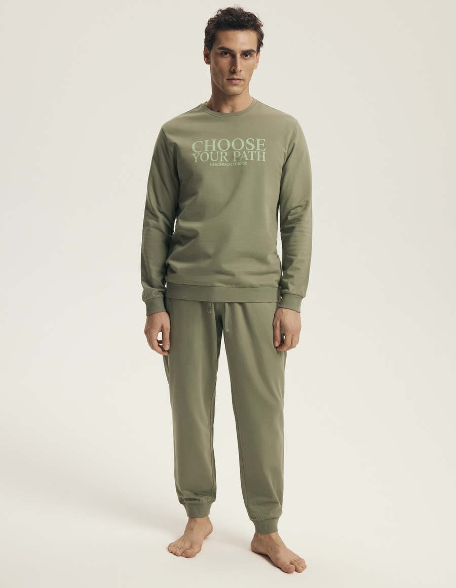 Piżama męska 43484 military