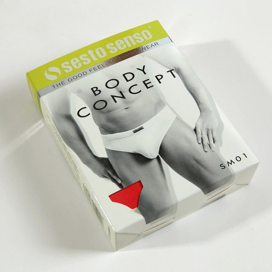 Czerwone anatomiczne slipy męskie 95% bawełny Leopard Sesto Senso – komfort na co dzień