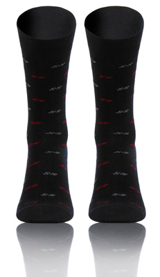 Skarpety bawełniane męskie do Garnituru wizytowe 