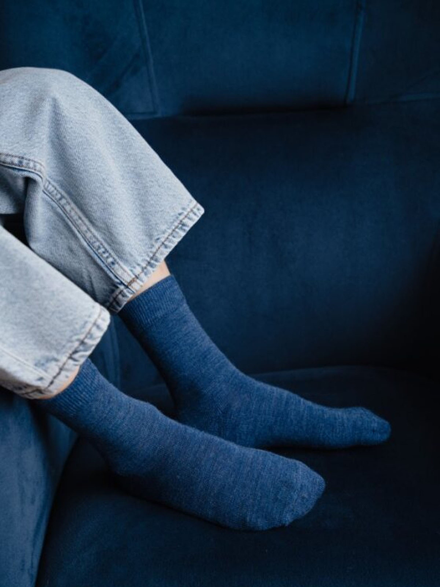 Wełniane skarpetki dziecięce 20-34 frotta Merino Wool Steven – komfort i ciepło