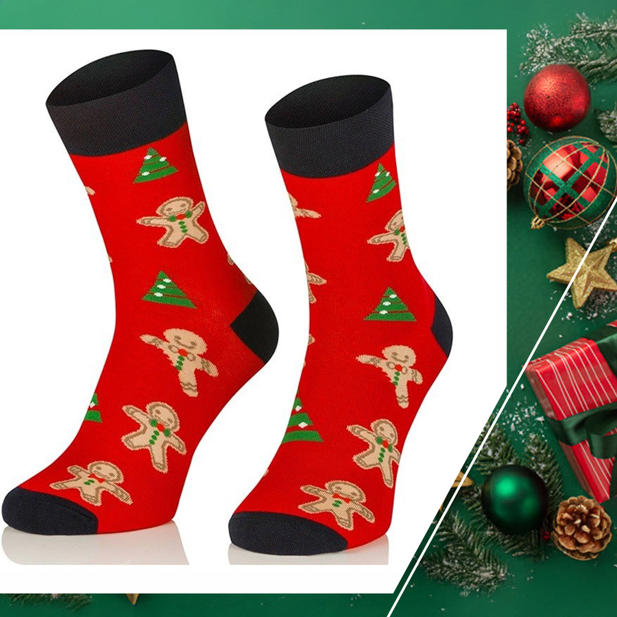 Kolorowe skarpety świąteczne ART. 1887 Intenso