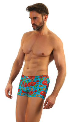 Kolorowe zabawne bokserki męskie 95% bawełna Funny 10 Sesto Senso – komfort i styl