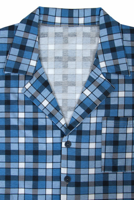 Piżama męska bawełniana rozpinana krótka 